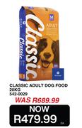 Classic Adult Dog Food 542-0029-20Kg
