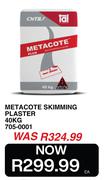 Metacote Skimming Plaster 705-0001-40Kg