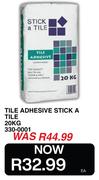 Stick A Tile Tile adhesive 330-0001-20Kg