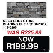 Oslo Grey Stone Clading Tile 0.9SQM/Box 149-0365