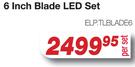 Truck-Lamp 6 Inch Black LED Set ELPTLBLADE6