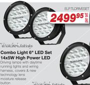 Truck-Lamp 6" Combo Light LED Set 14x5W High Power LED ELPTLDRIVESET