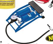 Foot Pump Double + Gauge