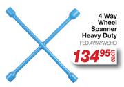 4 Way Wheel Spanner Heavy Duty