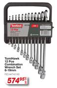 TomiHawk 12 Pce Combination Wrench Set 6-19mm