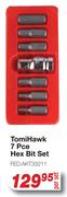 TomiHawk 7 Pce Hex Bit Set