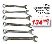 AutoKraft 6 Pce Combination Spanner Set 10-17mm