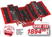 AutoKraft 73 Pce Cantilever Tool Set