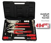AutoKraft 40 Pce Tool Set