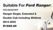 Seat Covers: Ford Ranger - Ranger Single, Extended & Double Cab Including Wildtrak 2014-2023