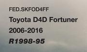 Seat Covers: Toyota D4D Fortuner 2006-2016