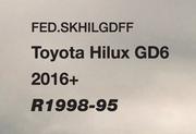 Seat Covers: Toyota Hilux GD6 2016+