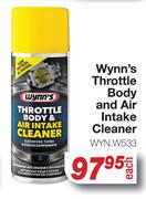 Wynn's Throttle Body and Air Intake Cleaner