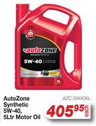 Auto Zone Synthetic 5W-40 Motor Oil AZC.5W405L-5L Each