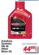 Auto Zone Synthetic 5W-30 Motor Oil AZC.5W30500ML-500ml Each
