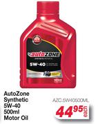 Auto Zone Synthetic 5W-40 Motor Oil AZC.5W40500ML-500ml Each