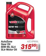 Auto Zone Gear Oil 80W-90, GL4 Motor Oil AZC.EP905L-5L Each