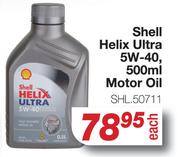 Shell Helix Ultra 5W-40 Motor Oil SHL.50711-500ml