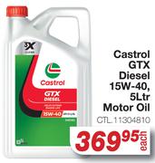 Castrol GTX Diesel 15W-40 5Ltr Motor Oil CTL11304810