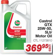 Castrol GTX 25W-50 5Ltr Motor Oil CTL11273810