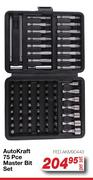 Auto Kraft 75 Pce Master Bit Set FED.AKM70443-Per Set