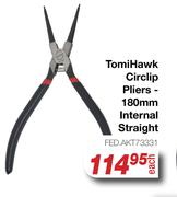Tomi HawK Circlip Pliers 180mm Internal Straight FED.AKT3331