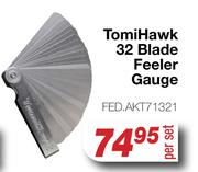 Tomi Hawk 32 Blade Feeler Gauge FED.AKT71321