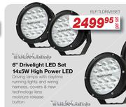 Truck Lamp 6" Deivelight LED Set 14 x 5W High Power LED ELP.TLDRIVESET-Per Set