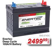 Enertec Deep Cycle 105 A/H Battery ENE.674DC