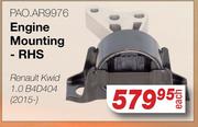 Engine Mounting RHS For Renault Kwid 1.0 B4D404 (2015-) PAO.AR9976