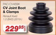 CV Joint Boot & Clamps For Renault Kwid 1.0 B4D (2019-) PAO.CV469K