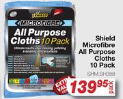 Shield Microfibre All Purpose Cloths (10 Pack) SHM.SH388-Per Pack