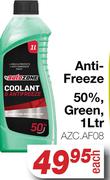 Auto Zone Anti-Freeze 50% Green  AZC.AF08-1Ltr