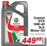 Castrol GTX 10W-40 Motor Oil CTL.3442050-5Ltr