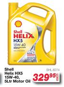 Shell Helix HX5 15W-40 Motor Oil SHL.8274-5Ltr 