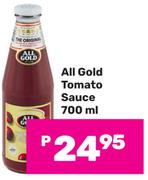 All Gold Tomato Sauce-700ml