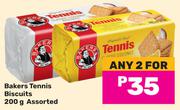 Bakers Tennis Biscuits Assorted-For 2 x 200g