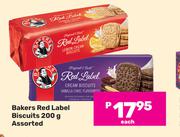 Bakers Red Label Biscuits-200g Each