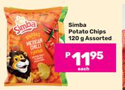 Simba Potato Chips Assorted-120g Each