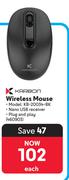 Karbon Wireless Mouse KB-20034-BK 460903