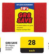 GR8 Save Nylon Scourers 343061-10's