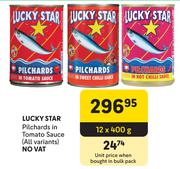 Lucky Star Pilchards In Tomato Sauce-12 x 400g