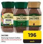 Jacobs Kronung Instant Coffee-200g