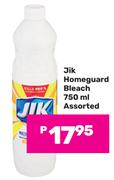 Jik Homeguard Bleach Assorted-750ml