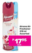 Airoma Air Freshener Assorted-210ml Each