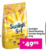 Sunlight Hand Washing Powder Regular-2Kg