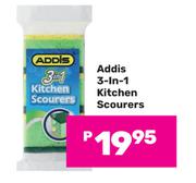 Addis 3 In 1 Kitchen Scourers
