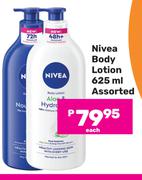 Nivea Body Lotion Assorted-625ml
