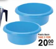 Plastic Basin-2x32Cm