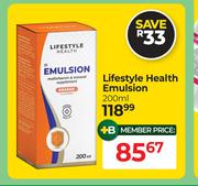 Lifestyle Health Emulsion-200ml